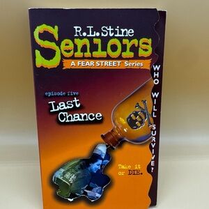 RL Stine Fear Street Seniors book #5 Last Chance Horror PB Paperback 1st edition
